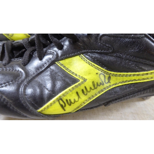 10 - A pair of Diadora 10 football boots, signed by Phil Neville  Size 9.5