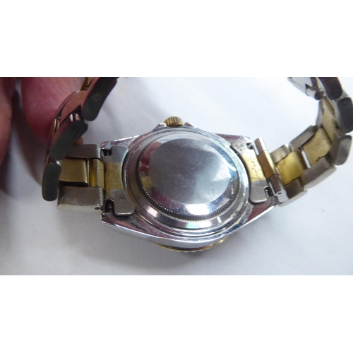 110 - Two stainless steel cased bracelet watches