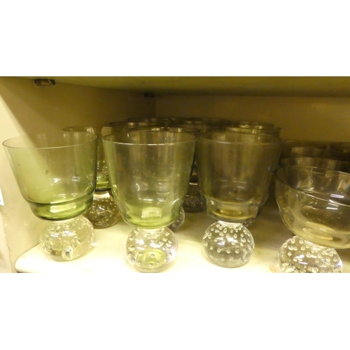 113 - Glassware: to include colourful tableware; and serving plates  mixed sizes