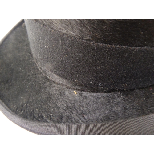 114 - A Colletts of London black silk top hat  8