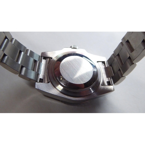 115 - Two stainless steel cased bracelet watches