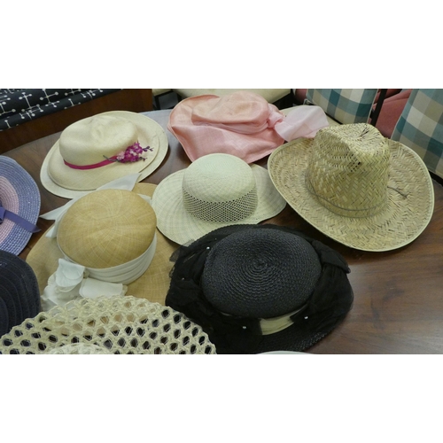 128 - A miscellany of mainly ladies formal hats