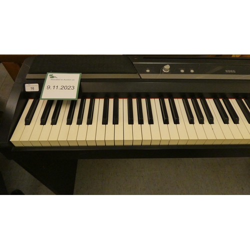 16 - A Korg model no. SP-1705 electric piano  29