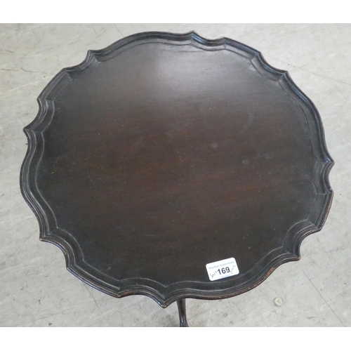 169 - Small furniture: to include an early 20thC Georgian design mahogany pedestal table  24