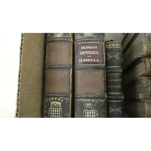 178 - Books, 19thC leather bound issues: to include 'The Spector' published in eight volumes