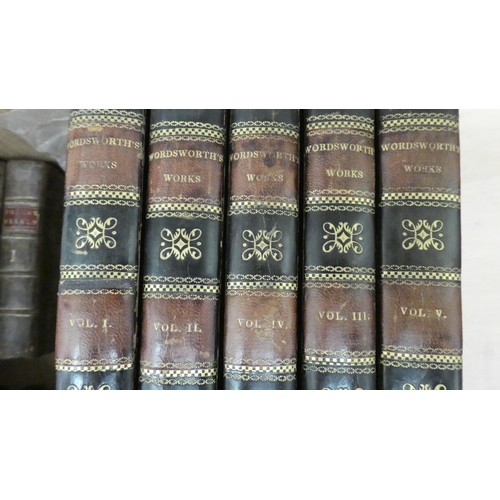 178 - Books, 19thC leather bound issues: to include 'The Spector' published in eight volumes