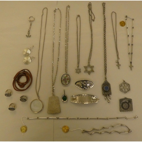 185 - Jorgen Jensen jewellery: to include rings and pendants