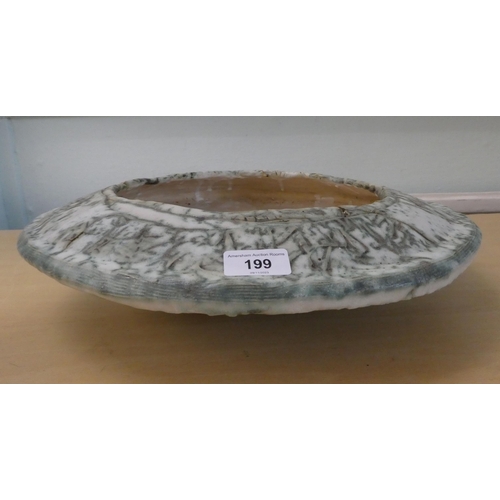 199 - Studio and named pottery: to include a Bretby bowl  11