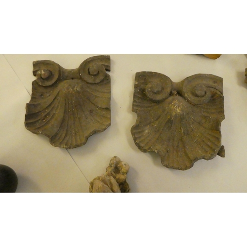 201 - Architectural salvage: to include carved wooden ornamentation