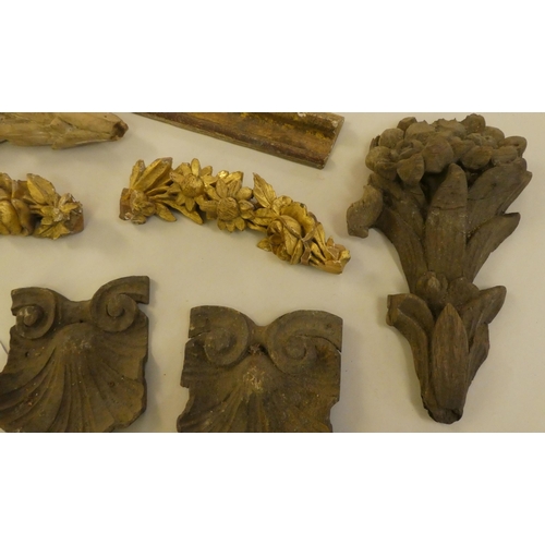 201 - Architectural salvage: to include carved wooden ornamentation