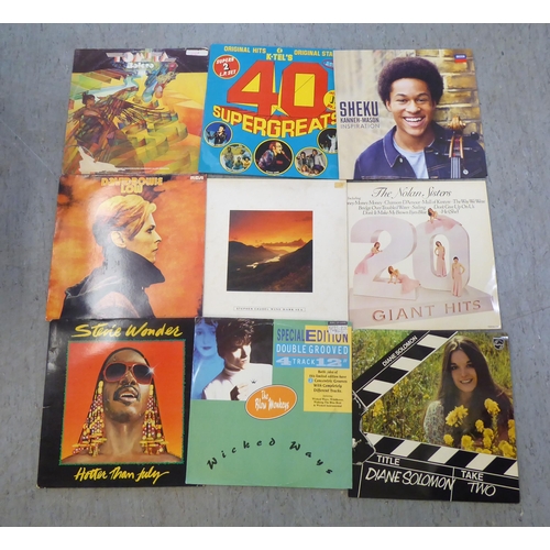 204 - Vinyl albums: to include soul, country and rock 'n' pop, featuring Tears for Fears, Shaking Stevens ... 