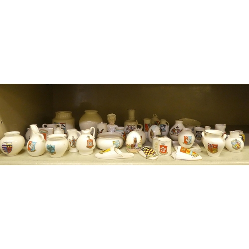 215 - Crested china collectables: to include examples by Goss