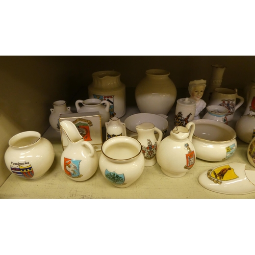 215 - Crested china collectables: to include examples by Goss