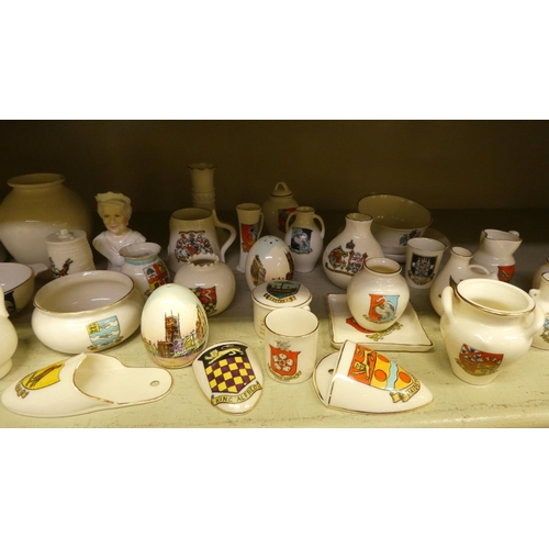 215 - Crested china collectables: to include examples by Goss