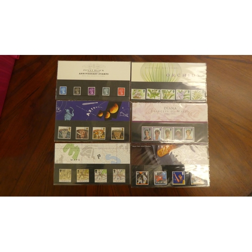 252 - Uncollated postage stamp, presentation packs and First Day covers