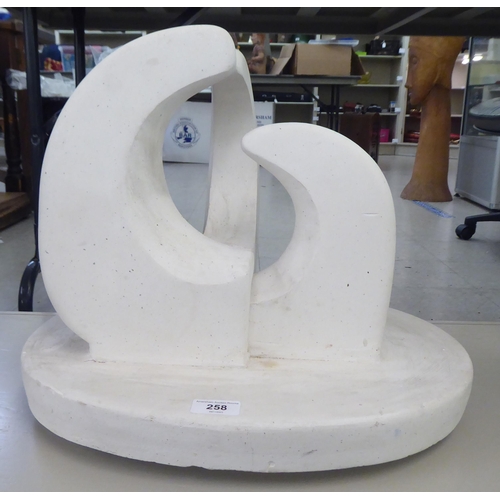 258 - An interior designer plaster sculpture  15