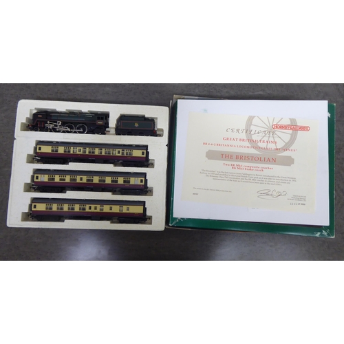 283 - Hornby railways, viz. The Flying Scotsman Limited Edition presentation set  boxed; and another ... 