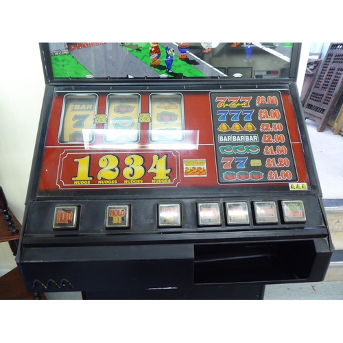 307 - A circa 1980s electrically powered 'Great Train Robbery' themed fruit machine  66