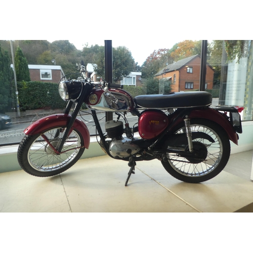 316 - A 1968 BSA Bantam 175 motorcycle (Historical Vehicle), in polychrome red, completely restrored, orig... 