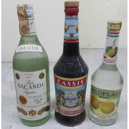 39 - Alcoholic beverages: to include a bottle of Bacardi; and a bottle of Cherry liqueur 