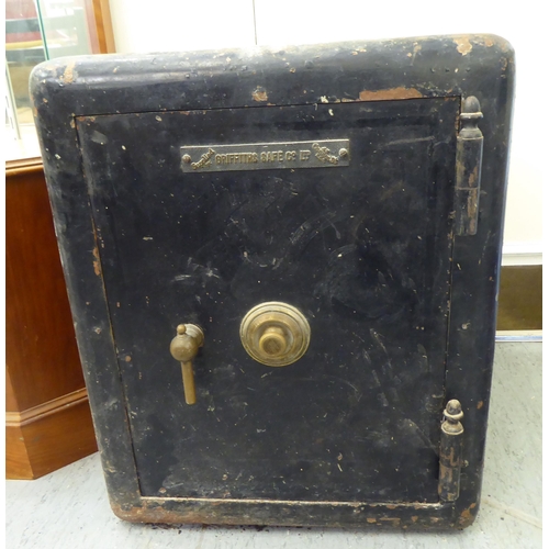 40 - A Griffiths cast iron floor safe  24