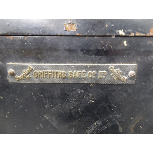 40 - A Griffiths cast iron floor safe  24