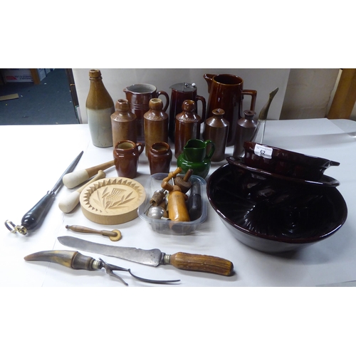 62 - Kitchenware and other domestic items: to include Bourne and Denby jars and jugs