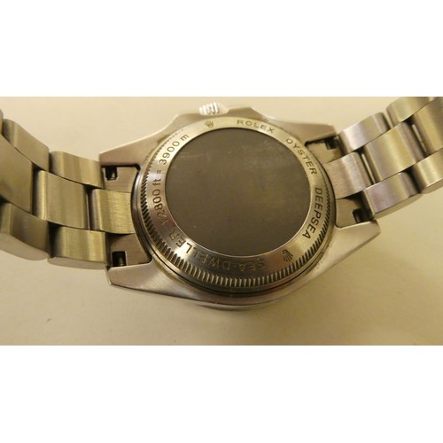 86 - Three stainless steel cased and strapped wristwatches