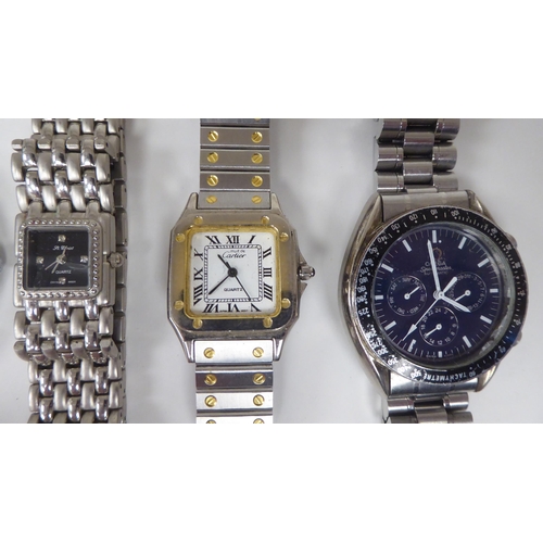 71 - Variously cased and strapped wristwatches