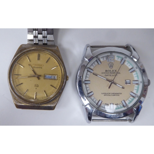 71 - Variously cased and strapped wristwatches