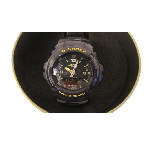 2 - Variously cased and stamped wristwatches: to include examples by G-Shock and Timex