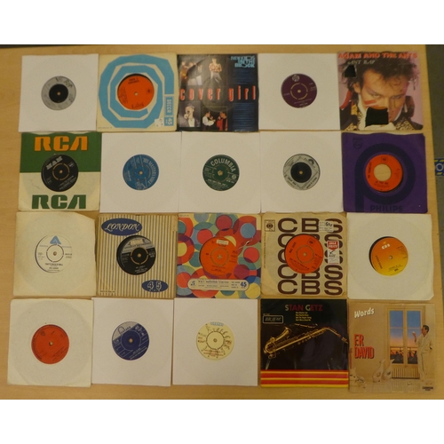 262 - 45rpm vinyl records: to include pop 'n' rock