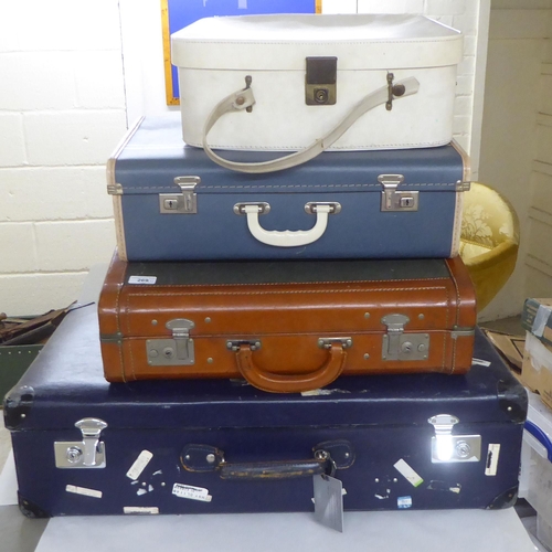 269 - Vintage luggage: to include a Triumph Herald case