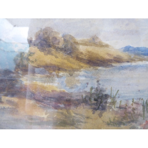 50 - Framed pictures, mixed studies: to include a late 19thC landscape  watercolour  6