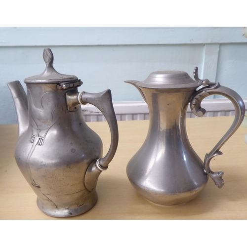 51 - Interior design, mainly silver plated and pewter serving/tableware