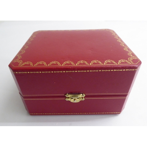 58 - A hinged Cartier watch box