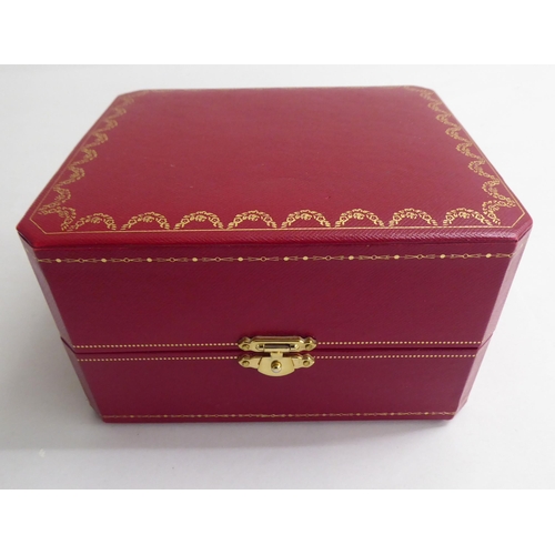 59 - A hinged Cartier watch box