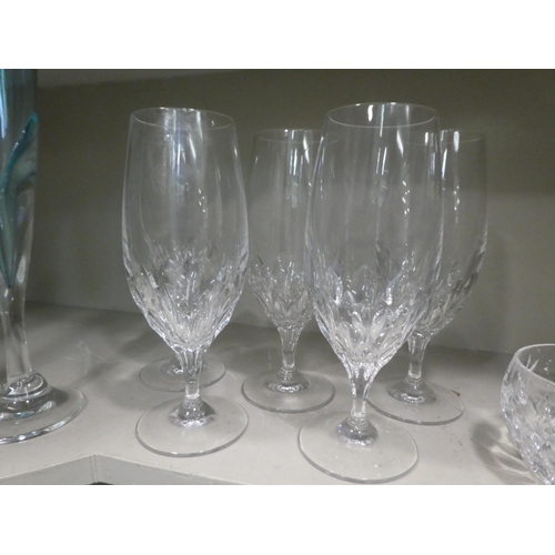 13 - Glassware: to include pedestal wines; Champagne flutes, and other tableware