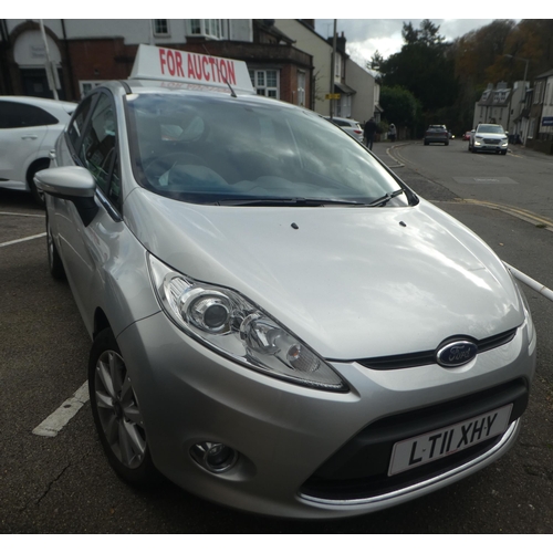 325 - A 2011 Ford Fiesta Zetec five door hatchback, registration no. LT11 XHY, in silver, 9263 recorded mi... 