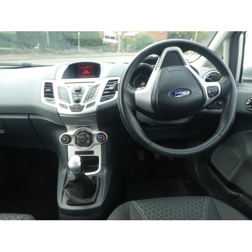 325 - A 2011 Ford Fiesta Zetec five door hatchback, registration no. LT11 XHY, in silver, 9263 recorded mi... 