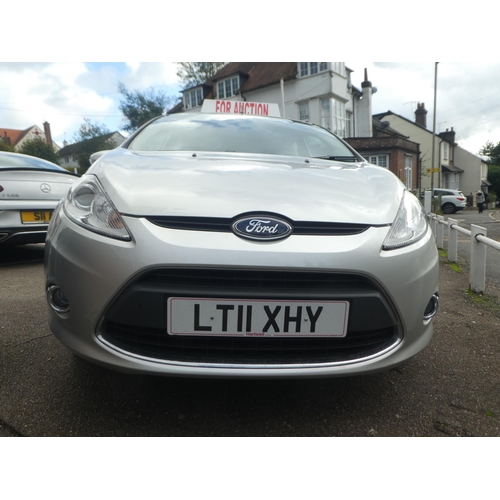 325 - A 2011 Ford Fiesta Zetec five door hatchback, registration no. LT11 XHY, in silver, 9263 recorded mi... 