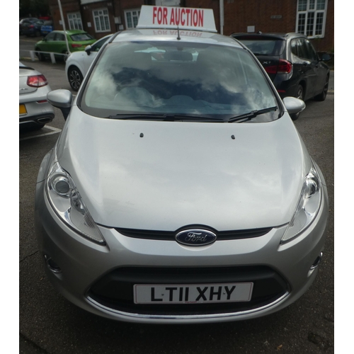 325 - A 2011 Ford Fiesta Zetec five door hatchback, registration no. LT11 XHY, in silver, 9263 recorded mi... 