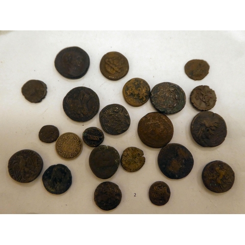 64 - Uncollated Roman and Ancient Greek bronze coins