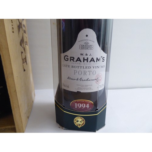 22 - A bottle of Taylors 1979 Vintage Port; and a Grahams 1994