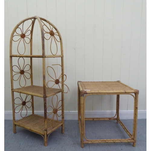 113 - Caned and wicker furniture: to include a Fortnum & Mason hamper  19