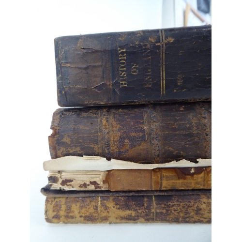 163 - Three antique books: to include 'History of England'  First volume by Robert Ferguson 