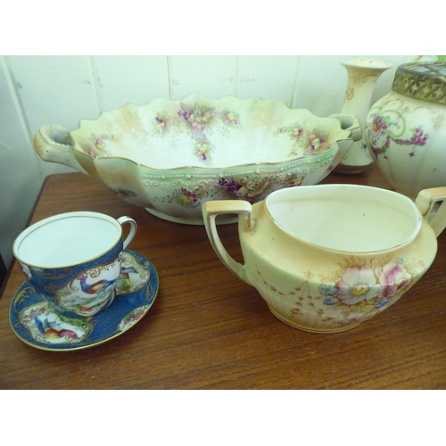 179 - Ceramics: to include a late Victorian Imperial Windsor china wash jug and bowl  17