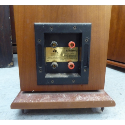 184 - A pair of Castle Severn 2 wooden cased, floorstanding speakers  32