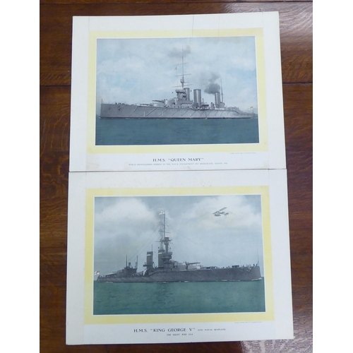 186 - A folio collection of photographic prints: to include 'The Crew of HMS Lion 1899'