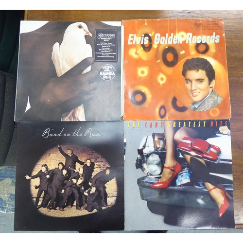 189 - Vinyl records, mainly rock n pop 